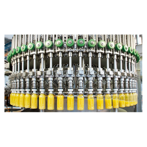 Jus Botol Pet / Minuman Teh / Energi / Peralatan Pengisian Susu 3 in 1 Lini Produksi